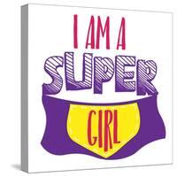 Super Girl-Jace Grey-Stretched Canvas