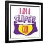 Super Girl-Jace Grey-Framed Art Print