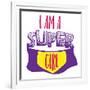 Super Girl-Jace Grey-Framed Art Print