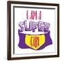 Super Girl-Jace Grey-Framed Art Print