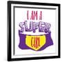 Super Girl-Jace Grey-Framed Art Print