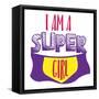 Super Girl-Jace Grey-Framed Stretched Canvas