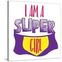 Super Girl-Jace Grey-Stretched Canvas