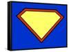 Super Hero Background-PiXXart-Framed Stretched Canvas