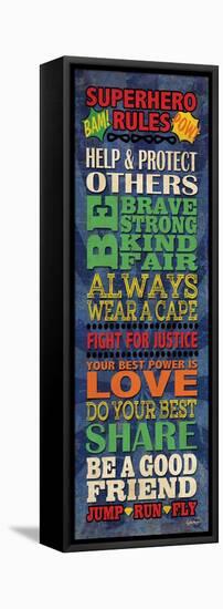 Super Hero Rules Panel-N Harbick-Framed Stretched Canvas