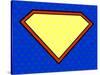 Super Hero Shield in Pop Art Style-PiXXart-Stretched Canvas