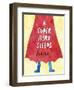 Super Hero Sleeps Here-Jennifer McCully-Framed Art Print