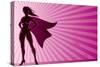 Super Heroine Background-Malchev-Stretched Canvas