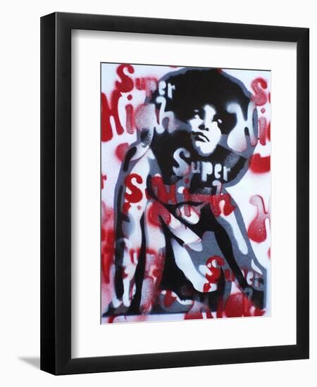 Super High-Abstract Graffiti-Framed Premium Giclee Print