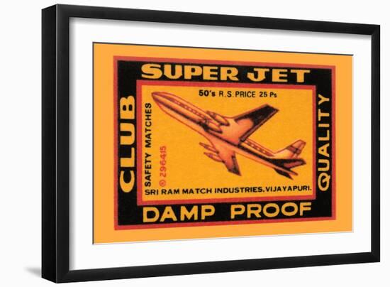 Super Jet-null-Framed Art Print