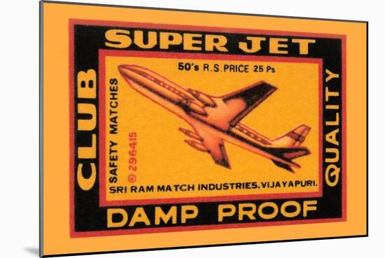 Super Jet-null-Mounted Art Print