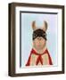 Super Llama-Fab Funky-Framed Art Print