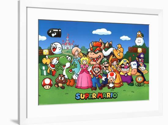 Super Mario - Characters-null-Framed Poster