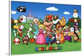 Super Mario - Characters-null-Framed Poster