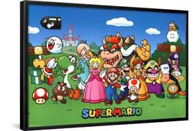 Super Mario - Characters-null-Framed Poster