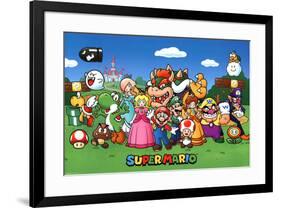 Super Mario - Characters-null-Framed Poster