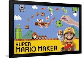Super Mario Maker-null-Framed Poster