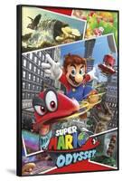 Super Mario Odyssey - Collage-null-Framed Poster