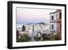 Super moon and view to Bay Area, including San Francisco-Oakland Bay Bridge, San Francisco, Califor-Charlie Harding-Framed Photographic Print