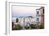 Super moon and view to Bay Area, including San Francisco-Oakland Bay Bridge, San Francisco, Califor-Charlie Harding-Framed Photographic Print