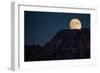 Super Moon Over Utah Mountains-Lindsay Daniels-Framed Photographic Print