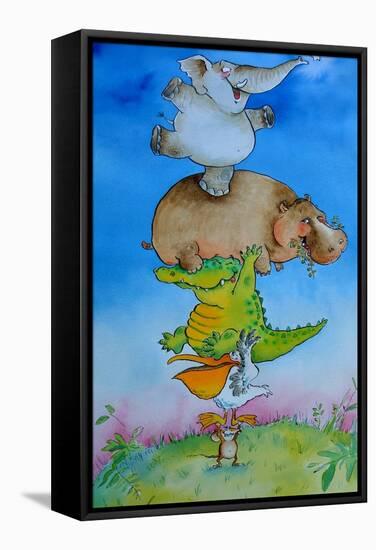 Super Mouse-Maylee Christie-Framed Stretched Canvas