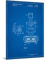 Super Nintendo Console Remote and Cartridge Patent-Cole Borders-Mounted Art Print