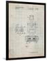 Super Nintendo Console Remote and Cartridge Patent-Cole Borders-Framed Art Print