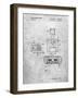 Super Nintendo Console Remote and Cartridge Patent-Cole Borders-Framed Art Print