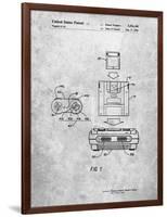 Super Nintendo Console Remote and Cartridge Patent-Cole Borders-Framed Art Print