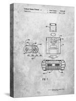 Super Nintendo Console Remote and Cartridge Patent-Cole Borders-Stretched Canvas