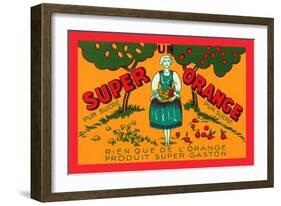 Super Orange-null-Framed Art Print