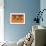 Super Orange-null-Framed Art Print displayed on a wall