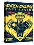 Super Racing-JJ Brando-Stretched Canvas