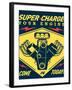 Super Racing-JJ Brando-Framed Art Print