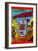 Super Robot-null-Framed Art Print