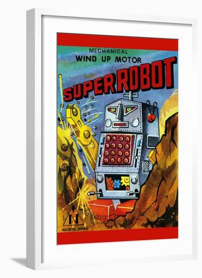 Super Robot-null-Framed Art Print