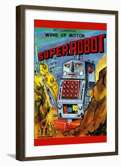 Super Robot-null-Framed Art Print