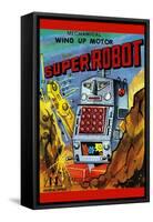Super Robot-null-Framed Stretched Canvas