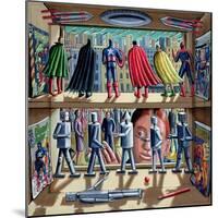 Super Robotic-PJ Crook-Mounted Giclee Print