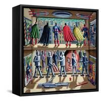 Super Robotic-PJ Crook-Framed Stretched Canvas