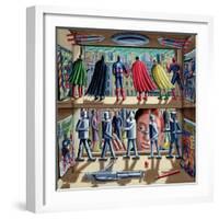 Super Robotic-PJ Crook-Framed Giclee Print