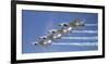 Super Sabre supersonic fighter-null-Framed Premium Giclee Print