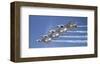 Super Sabre supersonic fighter-null-Framed Art Print