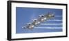 Super Sabre supersonic fighter-null-Framed Art Print