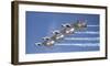 Super Sabre supersonic fighter-null-Framed Art Print