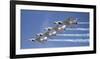 Super Sabre supersonic fighter-null-Framed Art Print