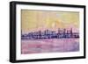 Super San Francisco Skyline with Oakland Bridge-Markus Bleichner-Framed Premium Giclee Print