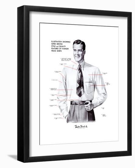 Super Service Style and Quality Features of Fashion Frock Shirts-Fashion Frocks-Framed Art Print