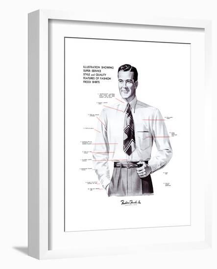 Super Service Style and Quality Features of Fashion Frock Shirts-Fashion Frocks-Framed Art Print